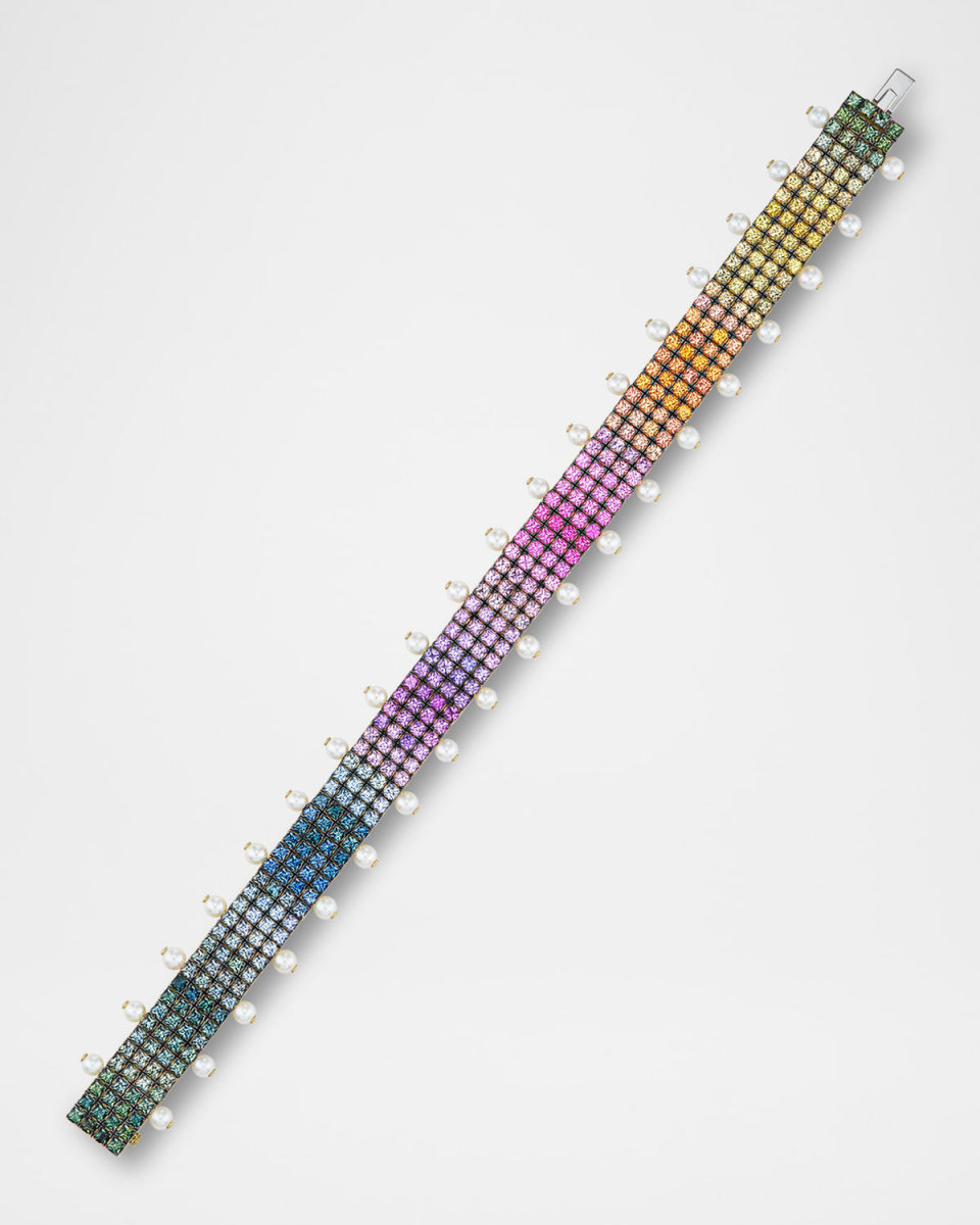 Sapphire Rainbow Mesh Bracelet